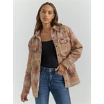 JACKET WRANGLER FEMME SHACKET AZTEC BRUN / TAN SMALL