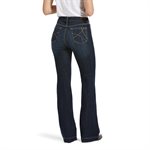 WOMENS ARIAT SLIM TROUSER ELLA HIGH RISE WIDE LEG RASCAL 32R