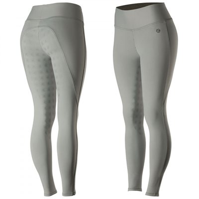 HORZE JULIET WOMEN'S HYPER FLEX TIGHTS FULL SEAT GREY SZ.22