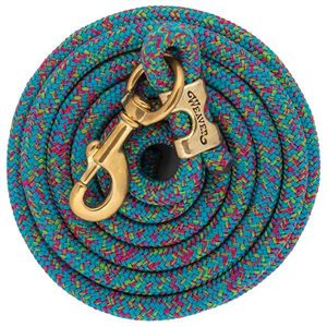 POLY LEAD ROPE WEAVER MOSAIC SKY BLUE / RASPBERRY / LIME