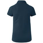 CHANDAIL POLO HORZE LIA EN COTON ORGANIC AVEC ZIP BLEU FONCÉ 6