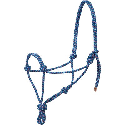 ROPE HALTER WEAVER BLUE / ORANGE / LIME