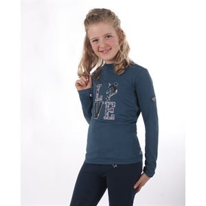 SPORTSHIRT LIZZ JUNIOR SMOKEY BLUE 