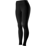 HORZE WOMENS MADISON KNEE PATCH TIGHTS SILICONE GRIP BLACK 