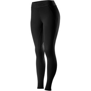 PANTALON HORZE MADISON LEGGING KNEE PATCH SILICONE NOIR