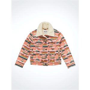 JACKET WRANGLER DOUBLÉ SHERPA FILLE AZTEC ROSE