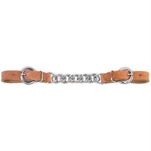 SINGLE CURB CHAIN RUSSET