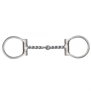 FG D-RING TWISTED SNAFFLE BIT 5''