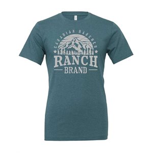 RANCH BRAND T-SHIRT MEN TEAL