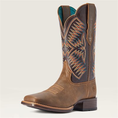 BOTTES ARIAT FEMME ODESSA STRETFIT FATEFUL BROWN / BRSD GR.10