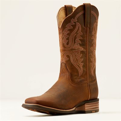 WESTERN BOOTS ARIAT LADIE OLENA SASSY BROWN SZ.6 B