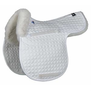 CENTAUR ALL PURPOSE PAD WHITE / NATURAL SHEEPSKIN LARGE