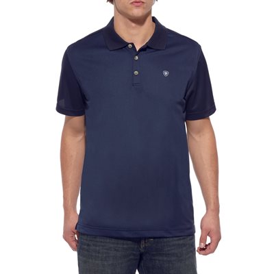 MEN'S TEK SS POLO MONACO BLUE LARGE