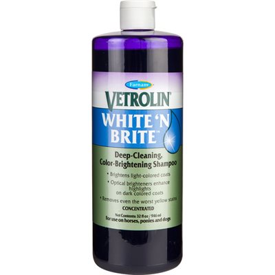 FARNAM VETROLIN SHAMP. WHITE N BRITE 32OZ