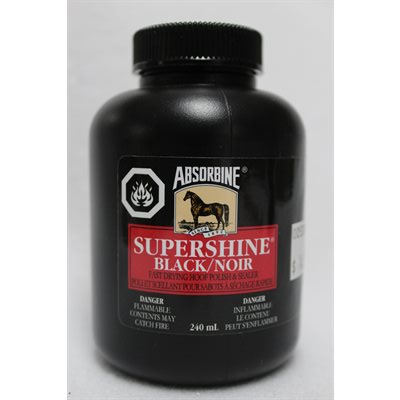 ABSORBINE SUPERSHINE POLI POUR SABOT NOIR 240 ML