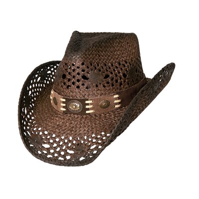 CHAPEAU DE COWBOY BULLHIDE PURE COUNTRY BRUN 