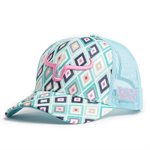 CASQUETTE RANCH BRAND PONYTAIL LOZANGE LOGO ROSE