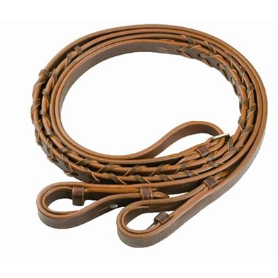 HDR ADV LACED REINS 5 / 8'' 54'' HAVANA