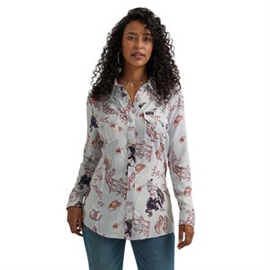 WRANGLER WOMAN SHIRT RETRO AMERICANA 