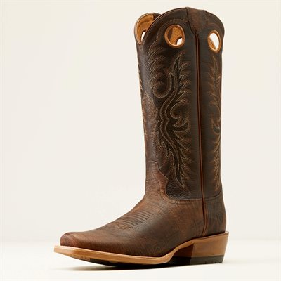 BOTTES WESTERN ARIAT HOMME RINGER DUSTED WHEAT / COFFEE GR.10 EE