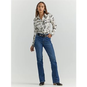 WRANGLER WOMEN'S SHIRT RETRO SNAP FAR WEST