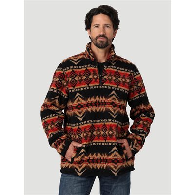 WRANGLER PULLOVER 1 / 4 ZIP MEN CAPPUCINO XXLARGE