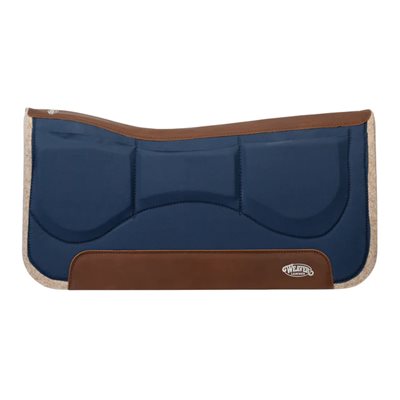 WEAVER SADDLE PAD WOOL BLEND FELT SHIM PAD NAVY 32X32