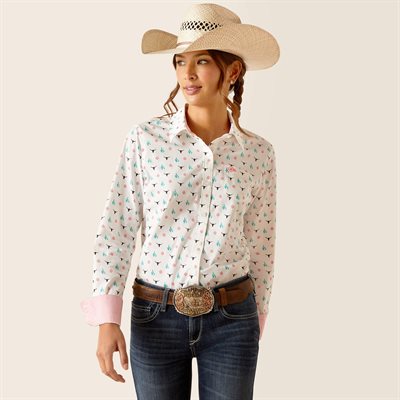 CHEMISE ARIAT FEMME KIRBY STEER GARDEN.SMALL