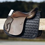 HORZE HOUSTON ALL PURPOSE SADDLE PAD WITH FLEECE CHARCOAL FULL