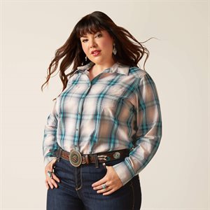 ARIAT BILLIE JEAN LS SHIRT TOMBOY PLAID