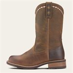 WESTERN BOOTS ARIAT UNBRIDLED ROPER DISTRESSED BROWN 5.5B