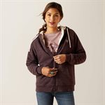 VESTE ARIAT SHERPA CAPUCHON CLOVE BROWN XSMALL