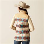 ARIAT VEST REAL CRIUS INSULATED WOMEN'S SRNO SW PRINT SZ.SMALL