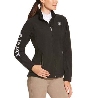 ARIAT WOMEN NEW TEAM SOFTSHELL JACKET BLACK LARGE