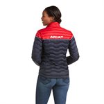 ARIAT COAT JACKET TEAM COLORBLOCK RED / NAVY / WHITE LOGO XS