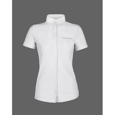 CHEMISE DE COMPÉTITON EQUILINE MISTY BLANCHE SMALL