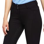 WOMENS PRELUDE FULL SEAT BREECHES BLACK 26R