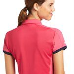 WOMENS ARIAT BANDERA 1 / 4 ZIP SS POLO PARTY PUNCH XSMALL