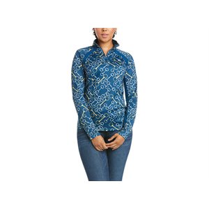 CHANDAIL ARIAT SUNSTOPPER 2.0 BLEU / MORS GR.XSMALL