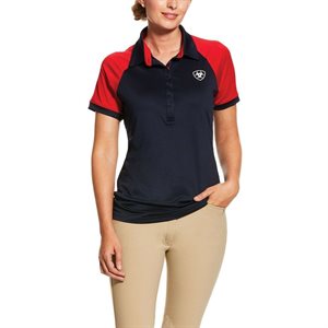 ARIAT TEAM 3.0 POLO NAVY / RED