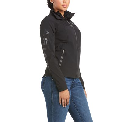 ARIAT AGILE SOFTSHELL JACKET TEAM BLACK LARGE