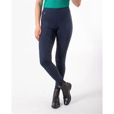 BREECHES PULL-ON PHYLICIA SILICON GRIP FULL SEAT NAVY 30 / 42EU