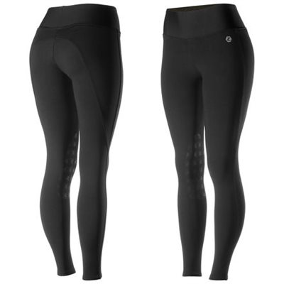 HORZE BREECHES LEGGING JULIET BLACK KNEE PATCH 26