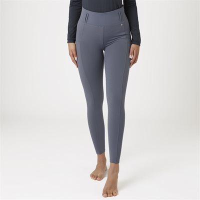 HORZE EVERLY FULL SEAT TIGHTS STEEL GREY 22