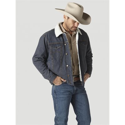 JACKET WRANGLER JEANS / MOUTON XLARGE