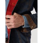 JACKET WRANGLER JEANS DOUBLÉ FLEECE COLLET CORDUROY XLARGE