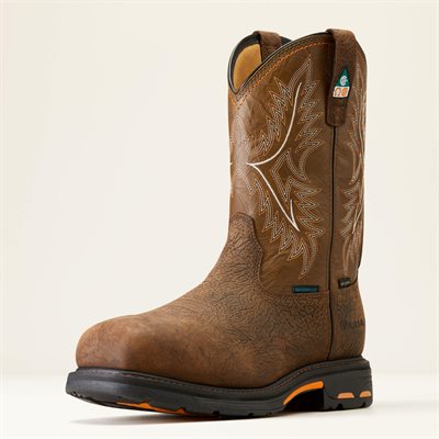 WORKING BOOTS ARIAT WORKHOG CSA H2O INSOLATE BROWN / ARMY 12EE