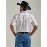 WRANGLER SHIRT MEN GEORGE STRAIT WHITE / PINK SMALL