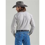 CHEMISE WRANGLER HOMME GEORGE STRAIT CAROT BLANC / VERT GR:MEDIUM