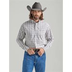 CHEMISE WRANGLER HOMME GEORGE STRAIT CAROT BLANC / VERT GR:XXL